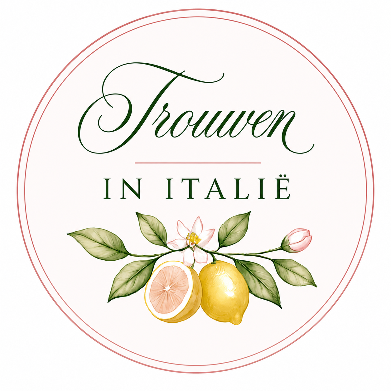 logo trouwen in italie
