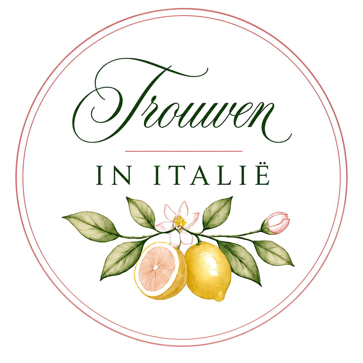 logo trouwen in italie